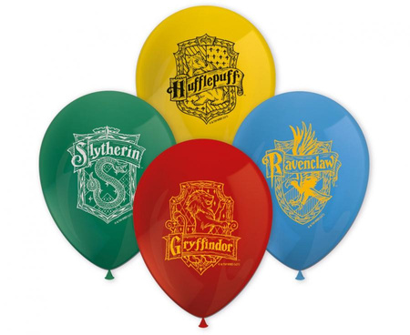 #BL Zestaw 8 balonów Harry Potter Hogwarts Houses