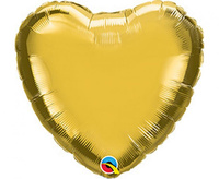 #BFK Balon foliowy 4" QL HRT "Serce złote" KK