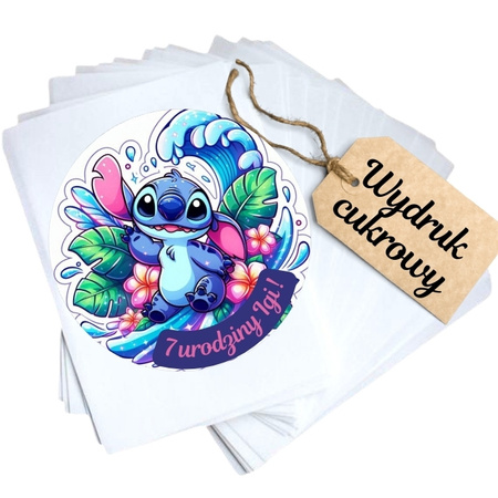 Opłatek na tort LILO I STICH WZ. VIII