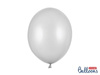 Balony lateksowe strong 30 cm metaliczny SREBRNY 10 szt.