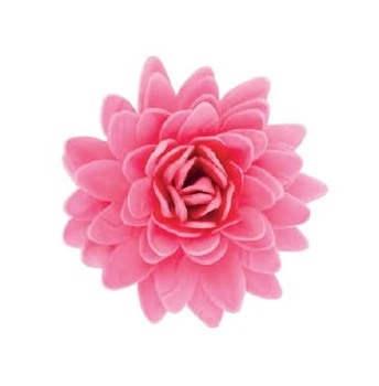 Dekoracja waflowa Aster RÓŻOWY Rose Decor