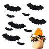 Nietoperze cukrowe Halloween DUŻE 12 szt.