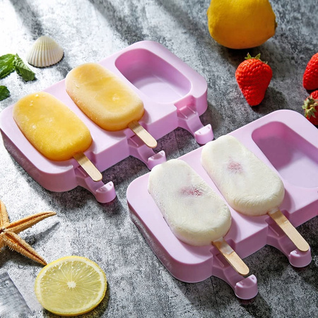 Forma silikonowa do lodów cakesicles KLASYCZNA 19x14 cm