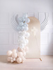 Balon foliowy Cyfra ''5'', 86cm, srebrny