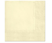 #ZSE Serwetki PAW gładkie jednokolorowe Champagne 33x33 cm / 20 szt.
