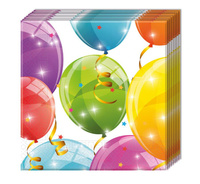 #ZSE Serwetki Sparkling Balloons, 33x33 cm, 20 szt.