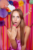 Baner papierowy Happy Birthday, mix, 260x16.5 cm