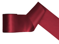 Tasiemka satynowa, bordo, 100mm/25m