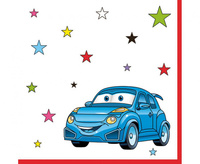 #ZSE Serwetki pap. Cartoon Cars, 33x33 cm, 20 pcs