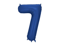 Balon foliowy Cyfra '7', 86cm, granat