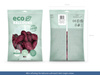 Balony Eco 30cm metalizowane, mięta (1 op. / 100 szt.)