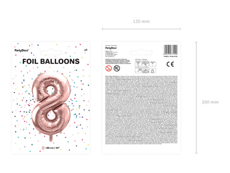 Balony 30cm, Jednorożec, Pastel Pure White (1 op. / 6 szt.)