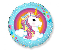 #BFK Balon foliowy 18" FX - Jednorożec, niepakowany