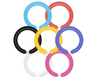 #BL Balony D4 - Rurki włoskie Twister Mix / 100 szt.