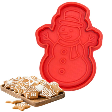 Zestaw 2 szt. foremek do tworzenia dekoracji BAŁWANEK WZ. I KicCake