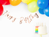 Balon foliowy Litera ''W'', 35cm, holograficzny
