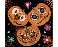 #ZSE Serwetki pap. Mexican Pumpkins, 33x33 cm, 20 szt.