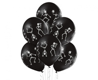 #BL Balony D11 Dancing Skelet 1C4S, 6 szt.