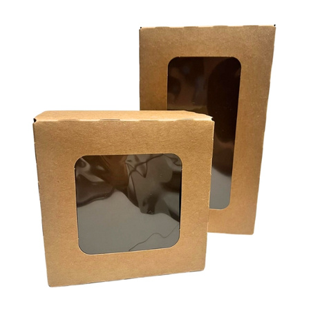 Pudełko na ciasto 13x13x7 cm KRAFT