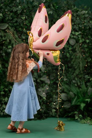 Balony Eco 33 cm, Cyfra '' 4 '', jasny złoty (1 op. / 6 szt.)