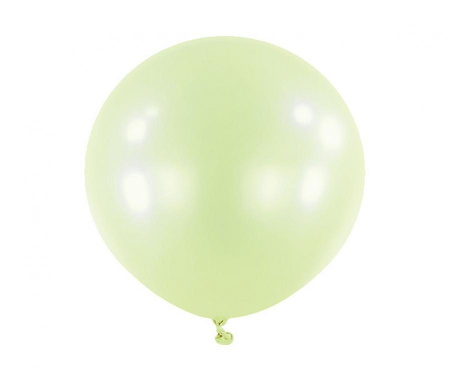 #BL Balon 24" RND Macaron Honey Dew, 4 szt.