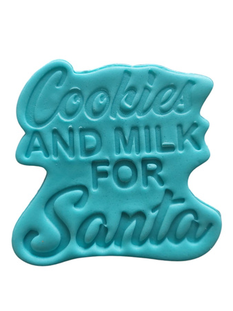 Foremka do ciasteczek i pierników Cookie and milk for Santa