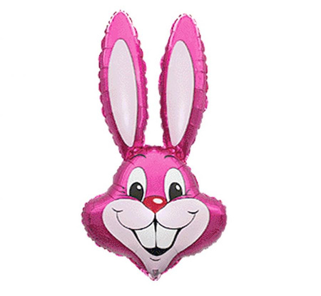 #BFK Balon foliowy 14" FX - Rabbit - Królik (różowy), niepakowany