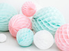 Balony 30cm, Kropki, Pastel Baby Blue (1 op. / 50 szt.)