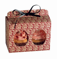 Opakowanie prezentowe na 2 muffinki Flora