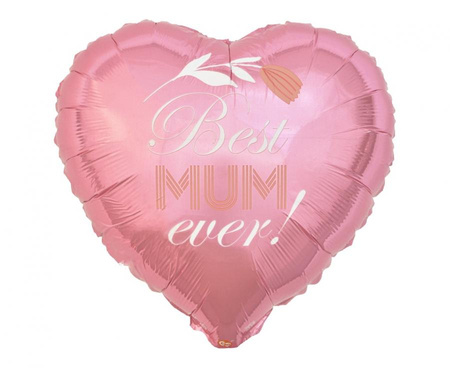 #BFK Balon foliowy Best Mum Ever, 18" KK