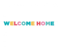 #DEGI Girlanda papierowa Welcome home, 250 cm