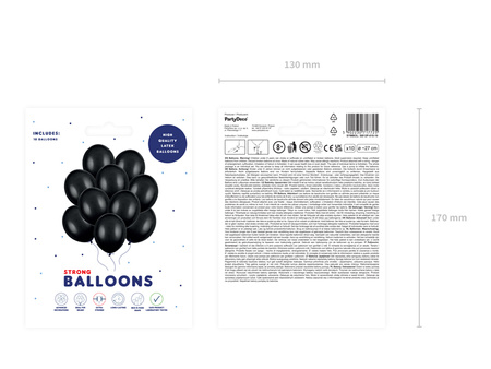 Balony Strong 27cm, Pastel Emerald Green (1 op. / 10 szt.)