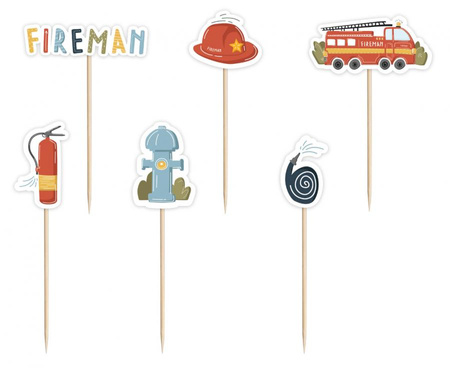 #DEI Pikery Fireman, 6 szt.