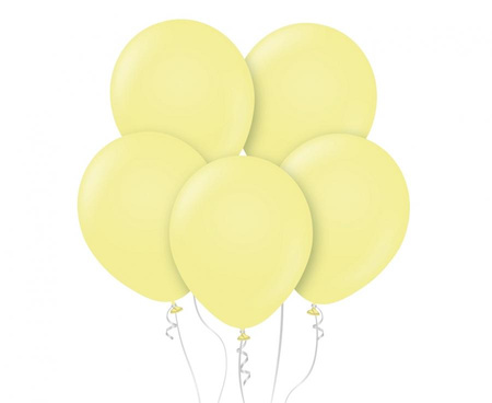 #BL Balony  18" Macaron Yellow , 25 szt.