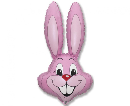 #BFK Balon foliowy 24" FX - Rabbit (jasnoróżowy), niepakowany