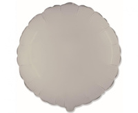 #BFK Balon foliowy 18" FX - Okrągły (matowy Creamy Latte) KK
