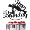 Papierowy topper na tort Happy Birthday SIŁOWNIA KULTURYSTA WZ.II
