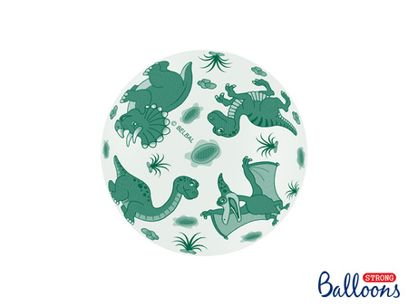 Balony 30cm, IHS, Pastel Pure White (1 op. / 50 szt.)