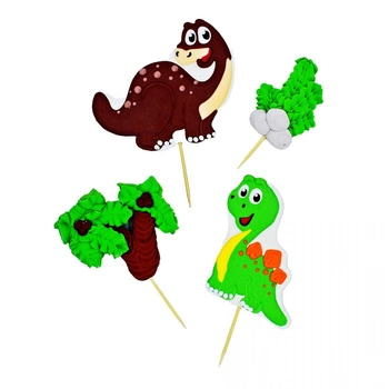 Figurki na tort DINOZAURY 2D WZ. II Slado