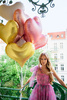 Balon foliowy Kot, 96x95 cm, mix