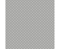#ZSE Serwetki pap. White Dots on Grey, 33x33 cm, 20 szt.