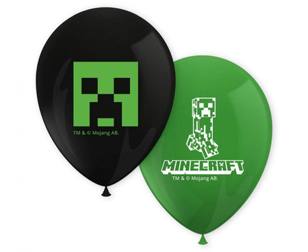 #BL Zestaw 8 balonów "Minecraft"