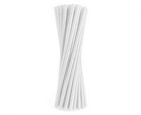 #ZSŁ Rurki (słomki) wielokrotnego użytku, białe, 7,5x190 mm/ 200 szt.-KK