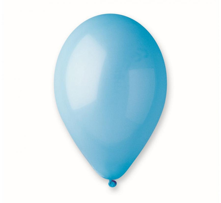 #BL Balony G90 pastel 10" - błękitne 09/ 100 szt.