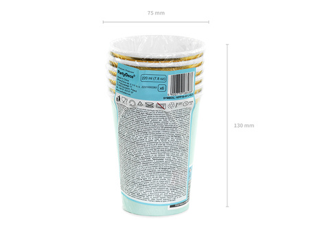 Konfetti metalizowane, liczba 60, 15g
