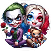 Opłatek na tort JOKER I HARLEY QUEEN