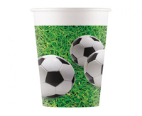 #ZKU Kubeczki papierowe (WM) Football Party (Kokliko), 200ml, 8 szt. (SUP label) (papier FSC) KK