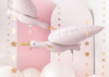Balon foliowy okrągły Pastylka, 80 cm, złoty