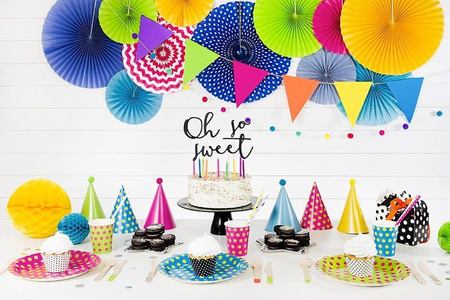 Świeczki urodzinowe Kolorowe Płomienie 6 szt. Party Deco