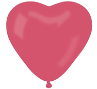 #BL Balony CR pastel serca - czerwone 05/ 50 szt.